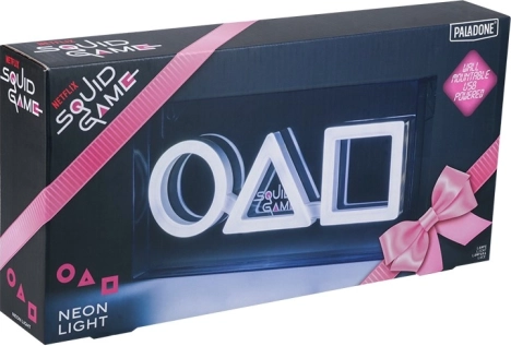 Neonowe światło SQUID GAME