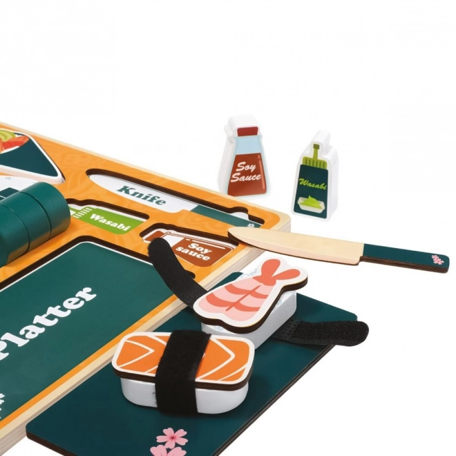 Drewniane 3D puzzle Sushi bar od Bino