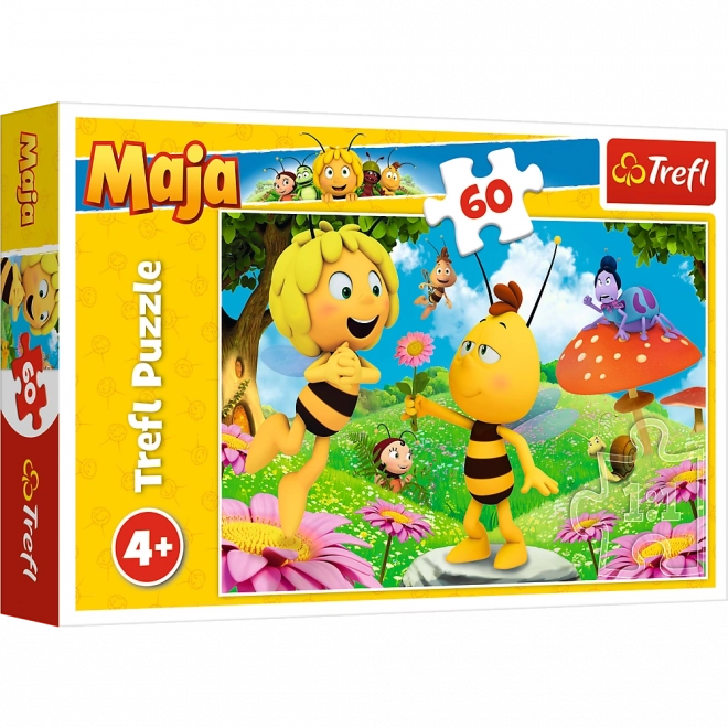 Puzzle Trefl Kwiat dla Mai bajka Pszczółka Maja