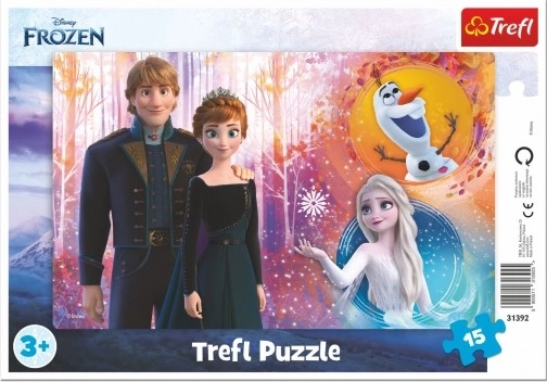 Puzzle Kraina Lodu: Szczęśliwe wspomnienia 15 elementów
