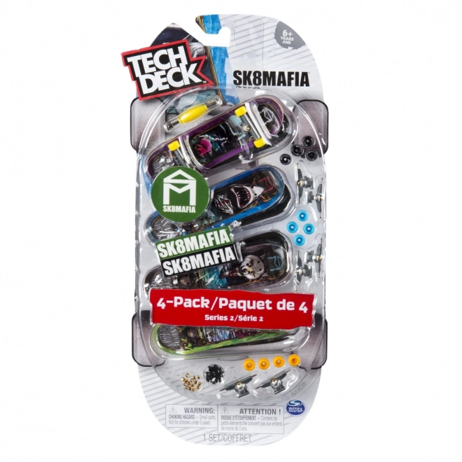Tech Deck fingerboard czteropak
