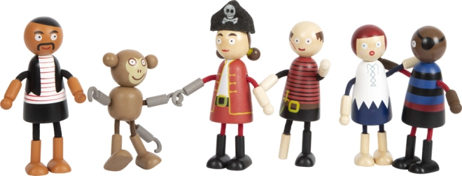Zestaw sześciu figurek