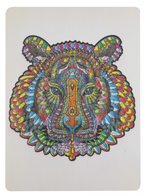 Moxy drewniane puzzle obrysowe tygrys 130 elementów