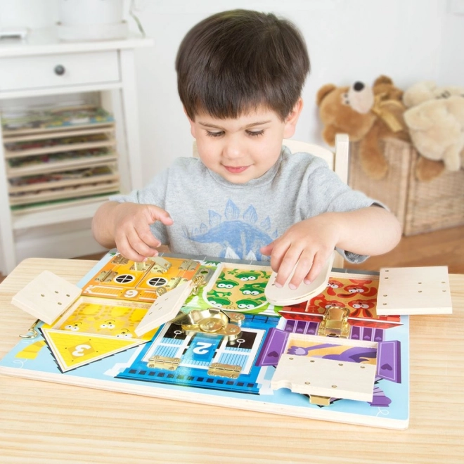 Zamki i tablica bezpieczeństwa Melissa and Doug