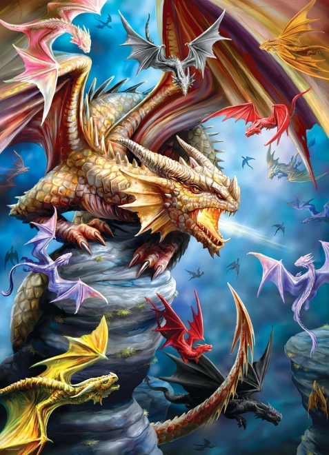 Puzzle Smoczy klan 1000 elementów