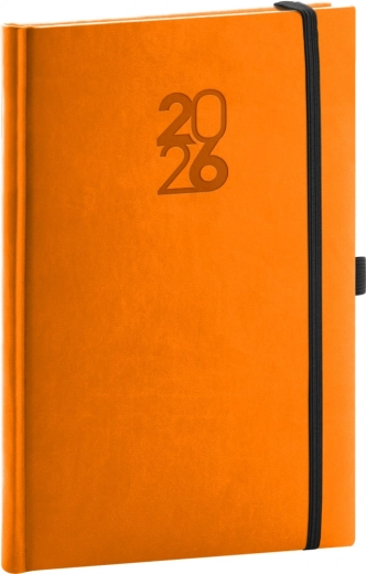 Tygodniowy kalendarz Notique Aprint Top 2026 pomarańczowy 15 x 21 cm