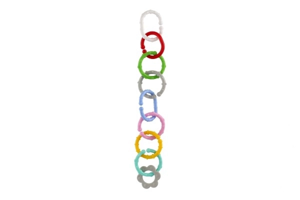 Łańcuch/bariera 8 kształtów plastik w woreczku 11x48x3cm 0m+