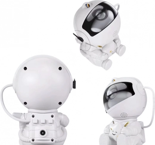 Projektor Gwiezdny siedzący astronauta z pilotem