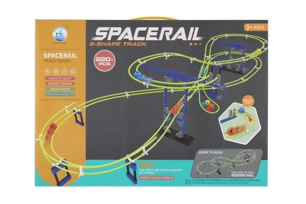 Kulodrom spacerail plastikowy 220 sztuk w pudełku 39x28x7cm