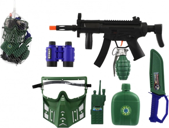 Wojskowy zestaw karabin z akcesoriami 32 cm