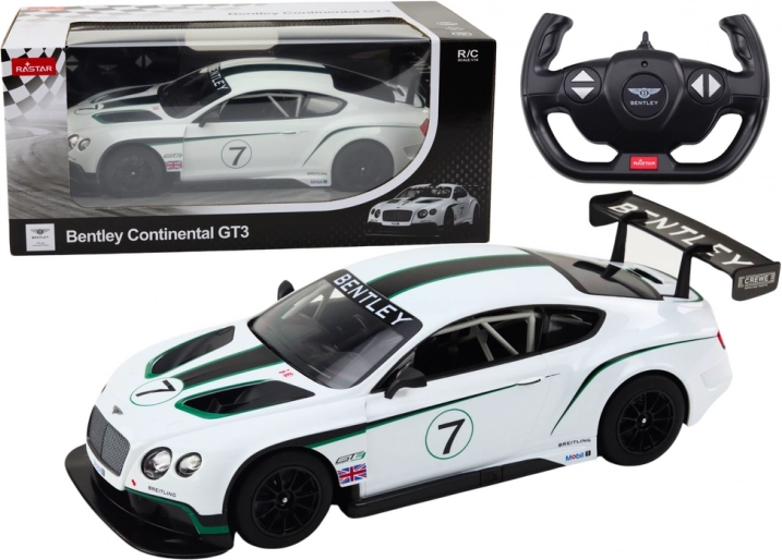 RC auto 1:14 BENTLEY Continental GT3 białe