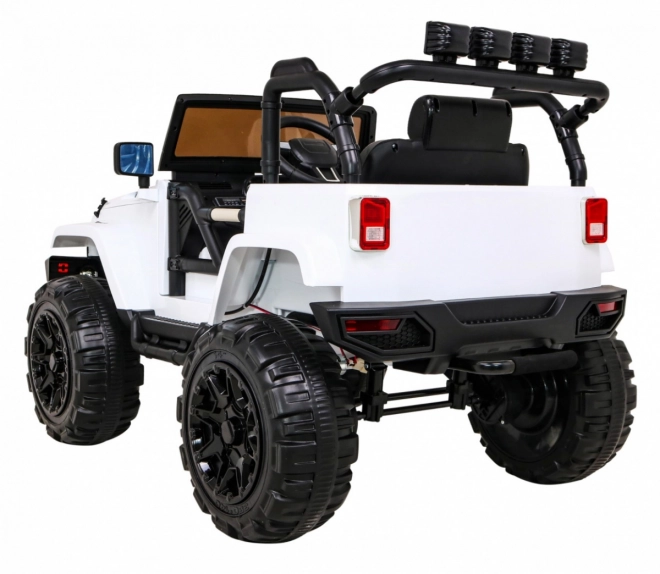 Dziecięcy samochodzik elektryczny All Terrain Jeep Biały