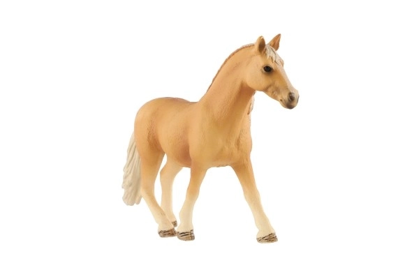 Koń domowy palomino zooted plastik 13cm w woreczku
