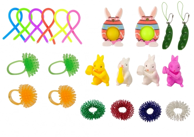 Wielkanocny zestaw antystresowy Fidget Toys 29 sztuk