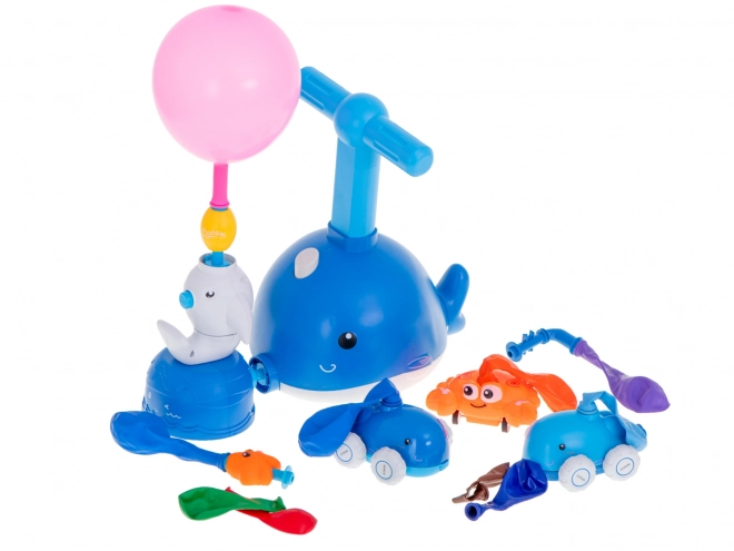 Aerodynamiczny wyrzutnik baloników - delfin