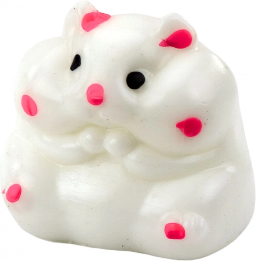 Uroczy chomik z różowymi detalami