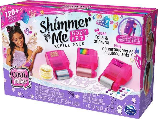 Zestaw uzupełniający do tatuażu Cool Maker Shimmer Me