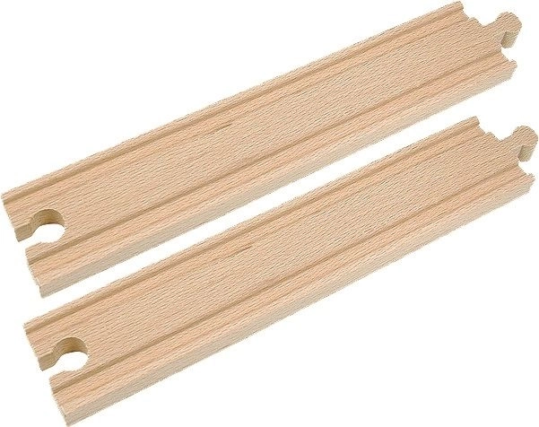 Długie tory do kolejki drewnianej 23 cm