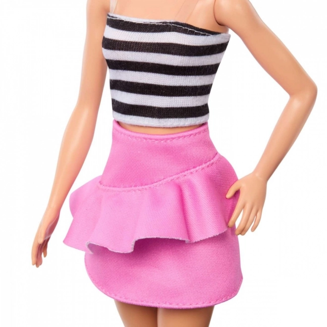 Lalka Barbie Fashionistas w paskowanym topie