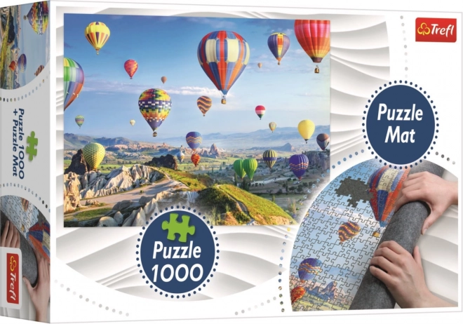 Puzzle Balony nad Kapadocją 1000 elementów z matą