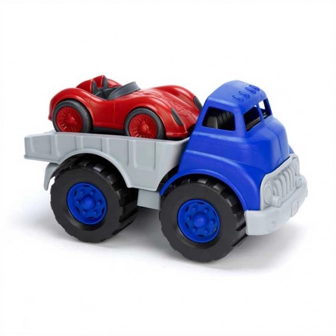 Ciężarówka z wyścigowym autem Green Toys