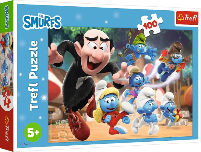 TREFL Puzzle Smerfy: Lekcja Taty Smerfa 100 elementów