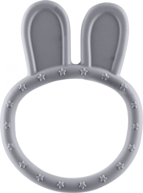 Silikonowy gryzak Rabbit, Dove Grey