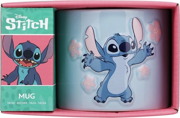 Ceramiczny kubek Stitch wytłaczany