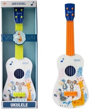 Ukulele z afrykańskimi motywami