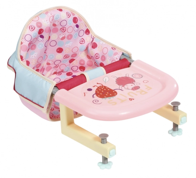 Baby Annabell krzesełko do karmienia z mocowaniem do stołu