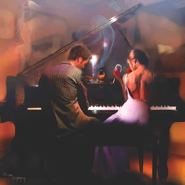 Kwadratowe puzzle Tones of Love 1024 elementy