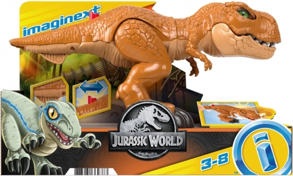figurka imaginext jurassic world atakujący t‑rex