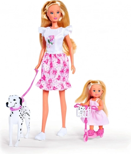 Dwie lalki i dwa dalmatyńczyki dla podwójnej porcji zabawy