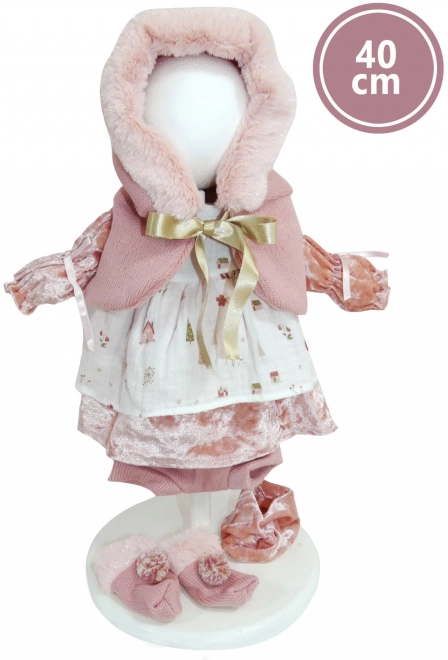 Llorens 540C CARLA - realistyczna lalka z miękkim materiałowym ciałem - 40 cm