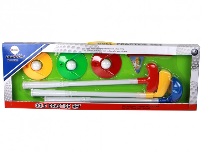 Mini plastikowy zestaw golfowy dla dzieci ks12