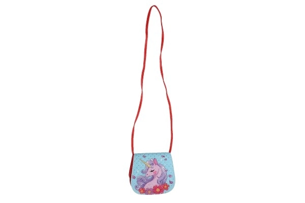 Torebka/Jednorożec torba z kamykami plastik 4 kolory w woreczku 17x15x3cm