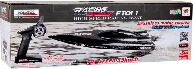 Wyścigowa motorówka FT011 z pilotem zdalnego sterowania