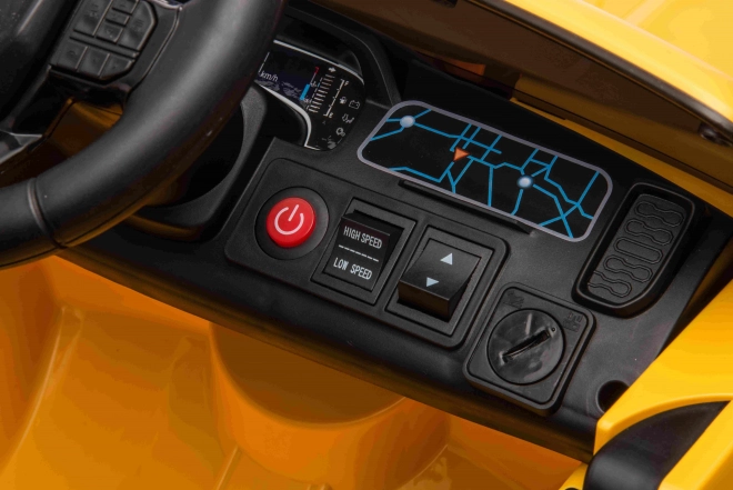 Dziecięcy elektryczny samochód Ford Ranger Lift żółty