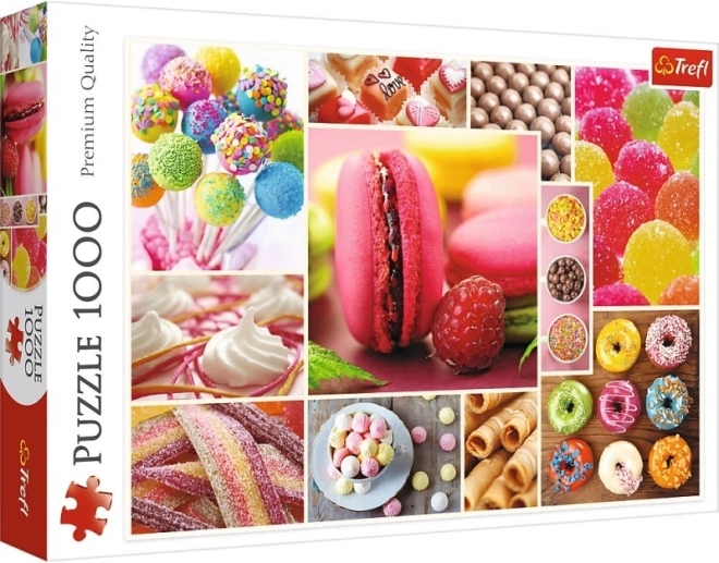 Puzzle 1000 elementów Candy - kolaż