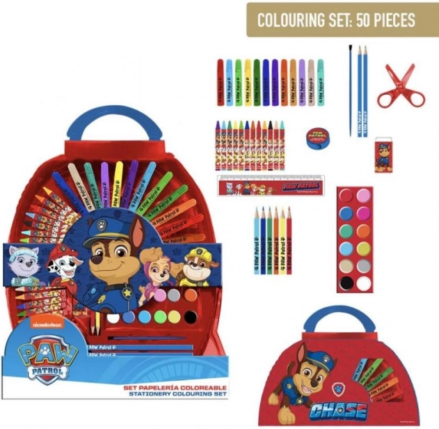 Zestaw do malowania dla dzieci PAW PATROL – 50 szt.