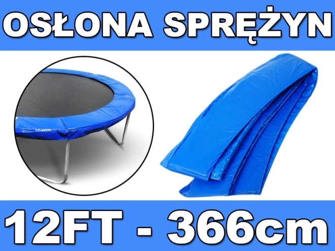 Osłona sprężyn do trampoliny ogrodowej 366 cm (12 ft) SKYRAMIZ, niebieska