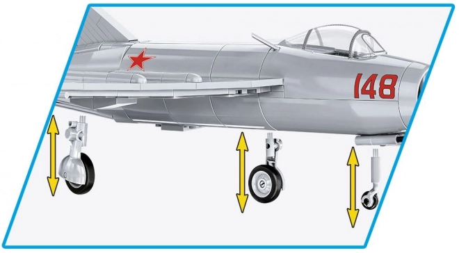 COBI 2416 Wojna Koreańska MIG-15 FAGOT, 1:32, 504 k, 1 f