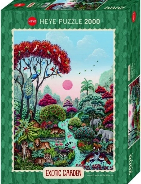 Puzzle HEYE 2000 elementów – raj dla dzikich zwierząt