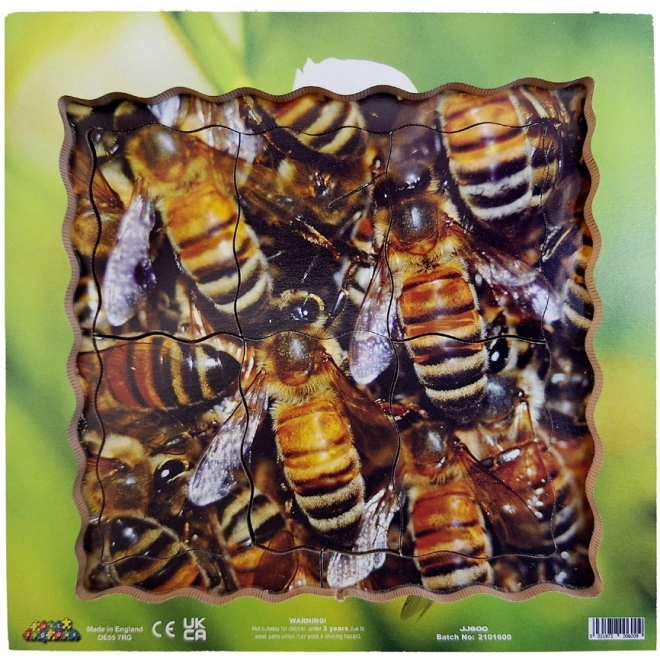 Just Jigsaws 600 Pszczoła – drewniane warstwowe puzzle
