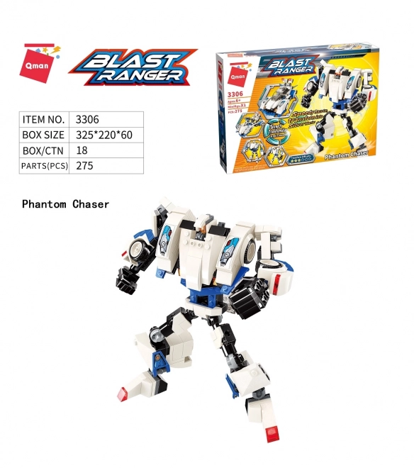 Qman Blast Ranger 3306 Phantom Chaser Zestaw Konstrukcyjny