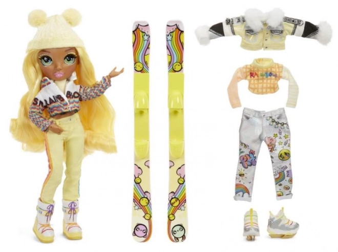 Rainbow High zimowa modna lalka Sunny Madison