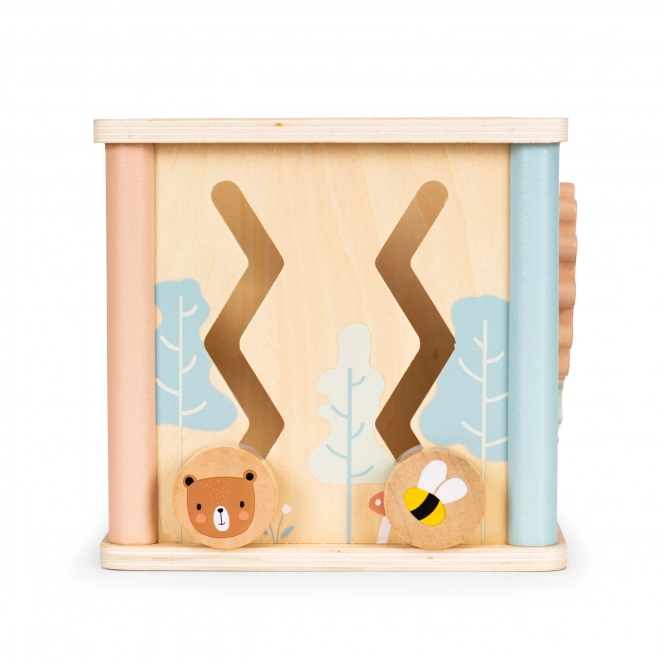 Drewniane edukacyjne klocki Ecotoys
