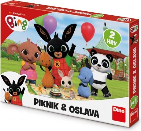 Piknik i urodziny 2w1 BING – dziecięce gry planszowe