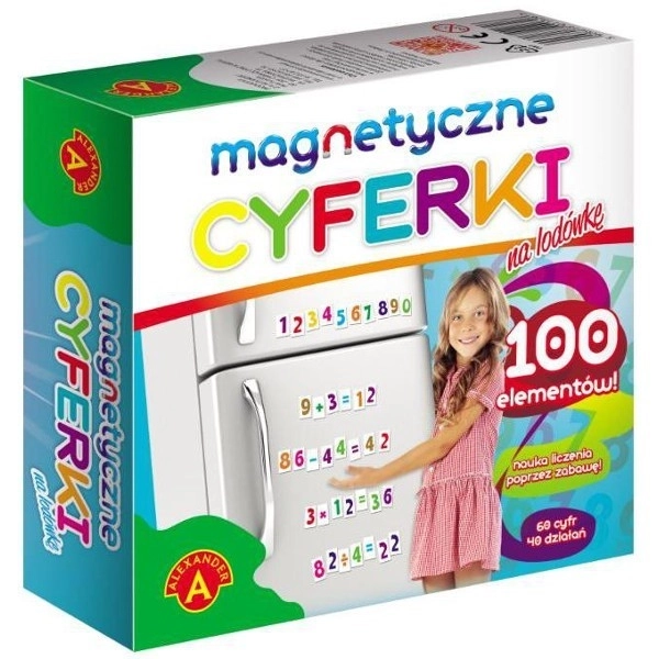 Magnetyczne cyfry na lodówkę