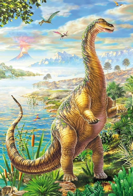 Majestatyczny zauropod z długą szyją